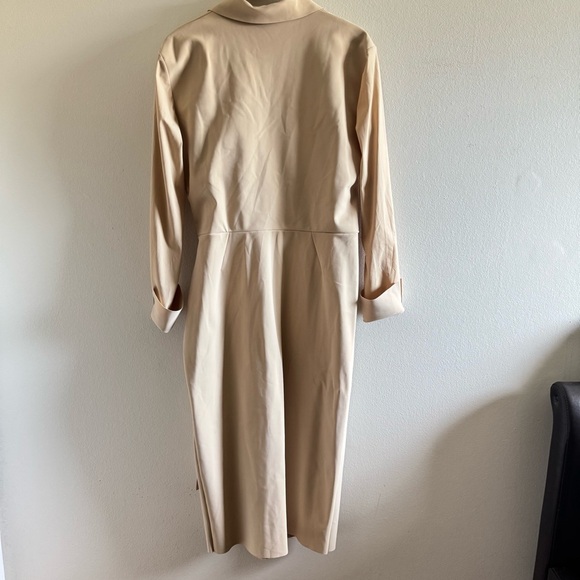Chiara Boni La Petite Robe Kamala Matt Jersey Faux Wrap Midi Dress size 54 - Picture 7 of 15
